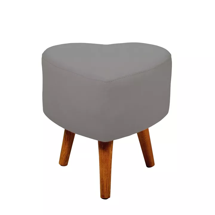 Πουφ ArteLibre HOGAN Γκρι Υφασμα/Μοριοσανίδα 35x35x41cm