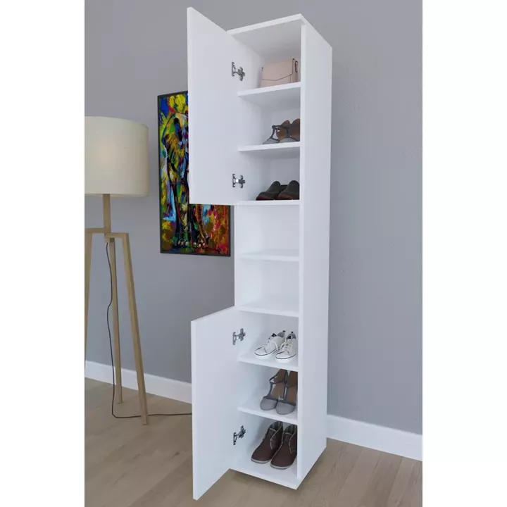 Έπιπλο Εισόδου ArteLibre ELNA Λευκό Μοριοσανίδα 30x35x177cm