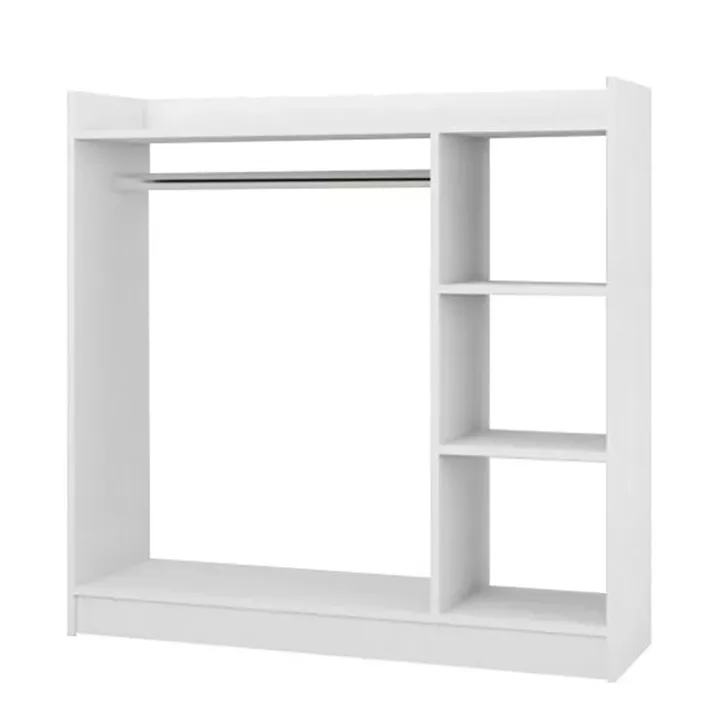 Κρεμάστρα Δαπέδου ArteLibre ZOLA Λευκό Μοριοσανίδα/Μέταλλο 123.6x35x120cm