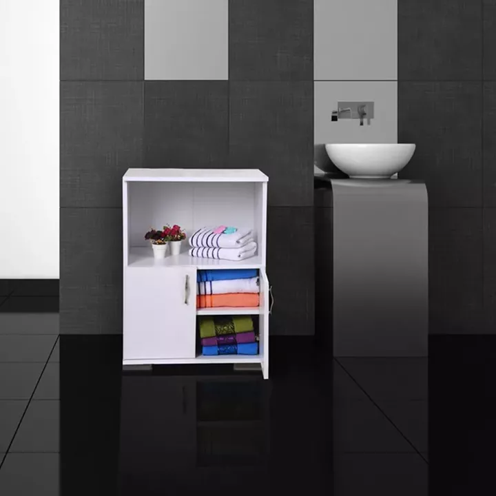 Ντουλάπι ArteLibre ISLANDE Λευκό Μοριοσανίδα 60x45x84.5cm