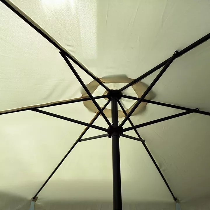 Ομπρέλα Κήπου ArteLibre GRENADINE Μπεζ/Μαύρο Αλουμίνιο/Ύφασμα Φ3x2.45m