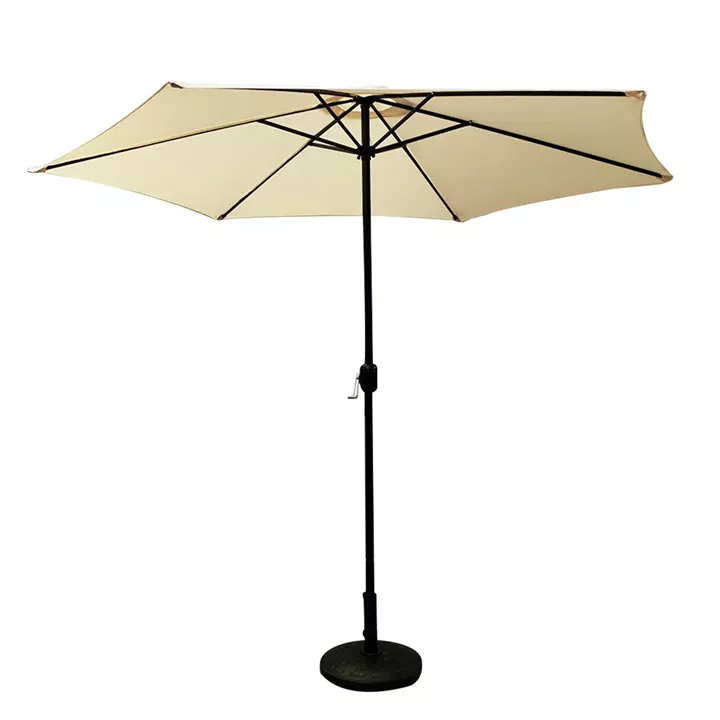 Ομπρέλα Κήπου ArteLibre HOWE Μπεζ/Μαύρο Αλουμίνιο/Ύφασμα Φ3x2.45m