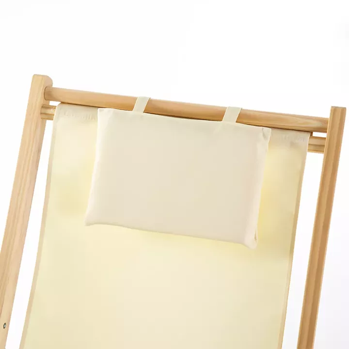 Καρέκλα Πτυσσόμενη ArteLibre TIOMAN Μπεζ Ξύλο/Ύφασμα 123x58x79-92cm