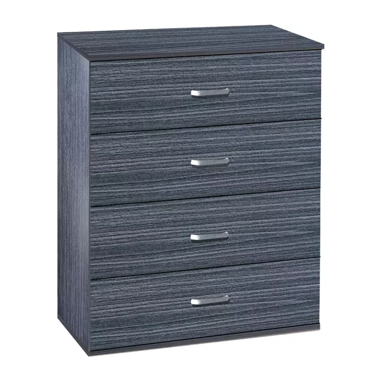 Συρταριέρα ArteLibre WHITBY Σκούρο Καρυδί Μοριοσανίδα/Μελαμίνη 80x40x100cm