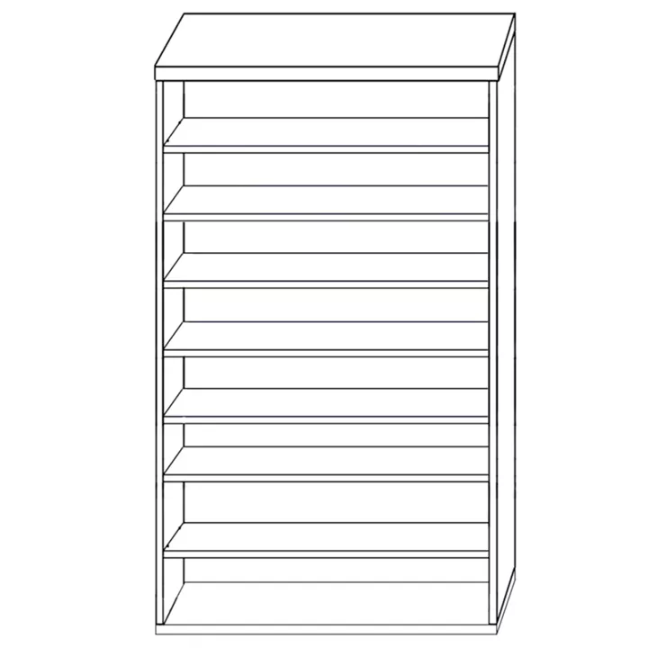 Παπουτσοθήκη ArteLibre OLIVIA Λευκό Μοριοσανίδα/Μελαμίνη 60x32x180cm