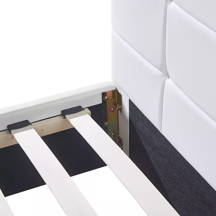 Κρεβάτι ArteLibre ABELIA Λευκό PU (Στρώμα 160x200cm)