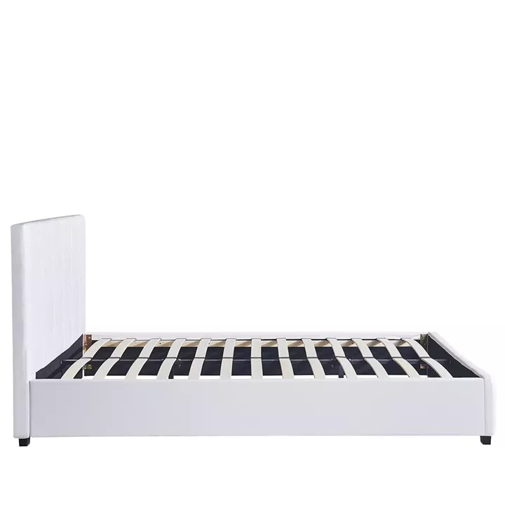 Κρεβάτι ArteLibre ABELIA Λευκό PU (Στρώμα 160x200cm)