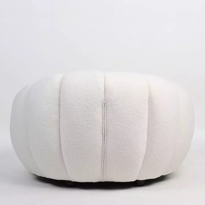 Πολυθρόνα ArteLibre AFET Λευκό Ύφασμα/Ξύλο 94x89x61cm