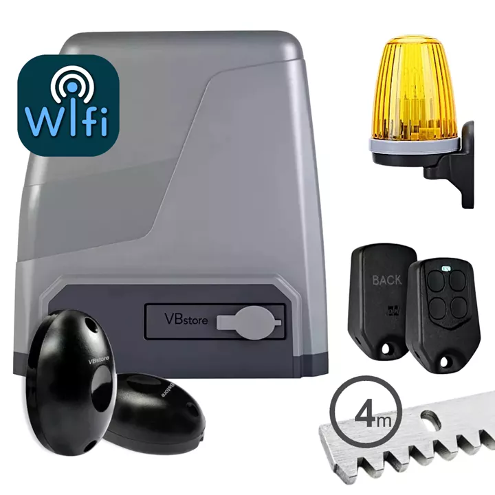 PROFELMNET Triton 6 WiFi | Μοτέρ συρόμενης γκαραζόπορτας 600kg 230V με 1 τηλεχειριστήριο